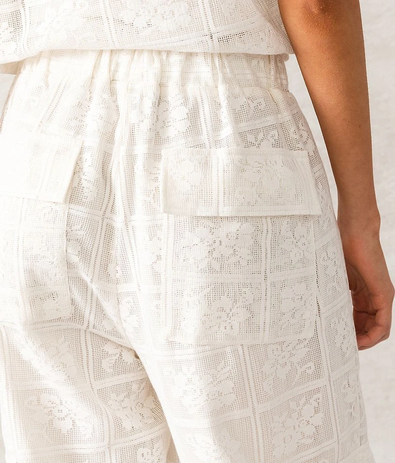 Lace Cargo Pant