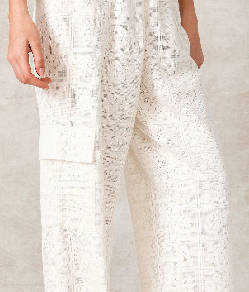 Lace Cargo Pant