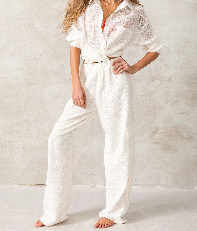 Lace Cargo Pant