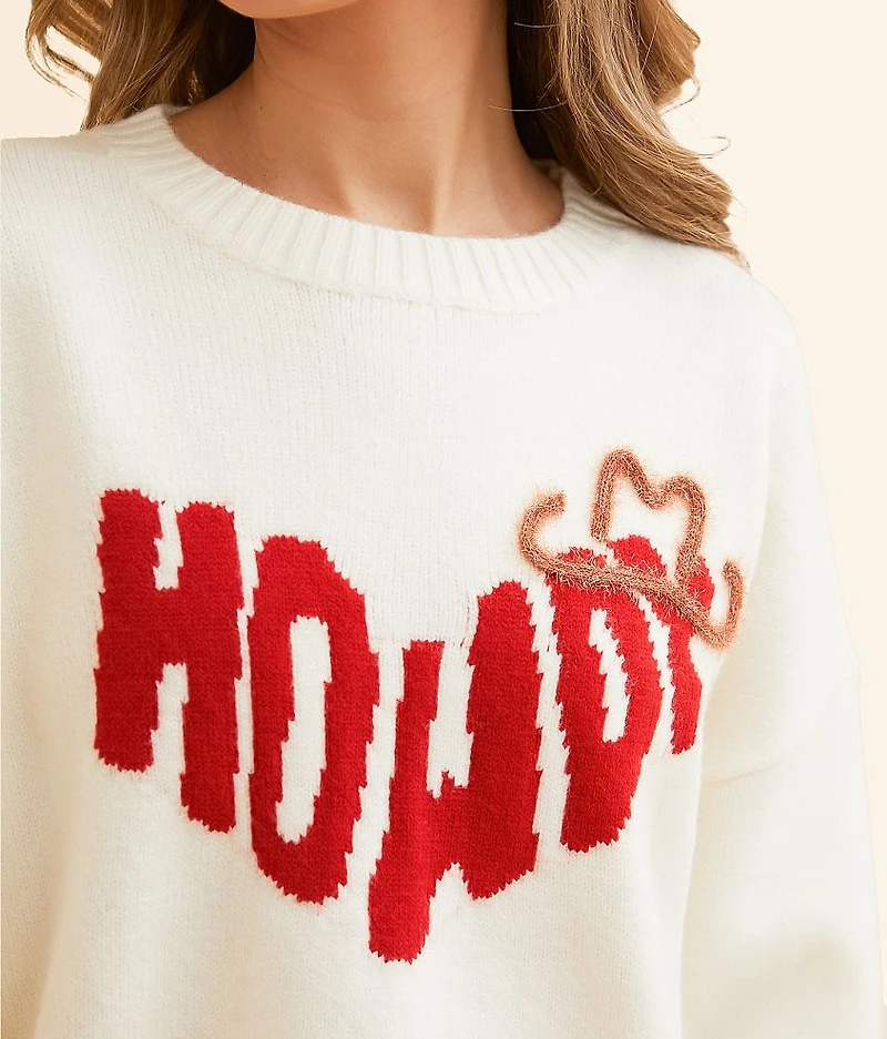 Howdy Sweater