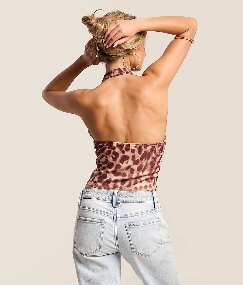 Mesh Halter Tank Top