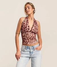 Mesh Halter Tank Top