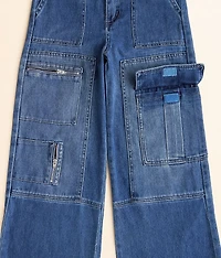Girls - High Rise Cargo Stretch Jean