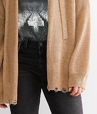 Hooded Cardigan Sweater