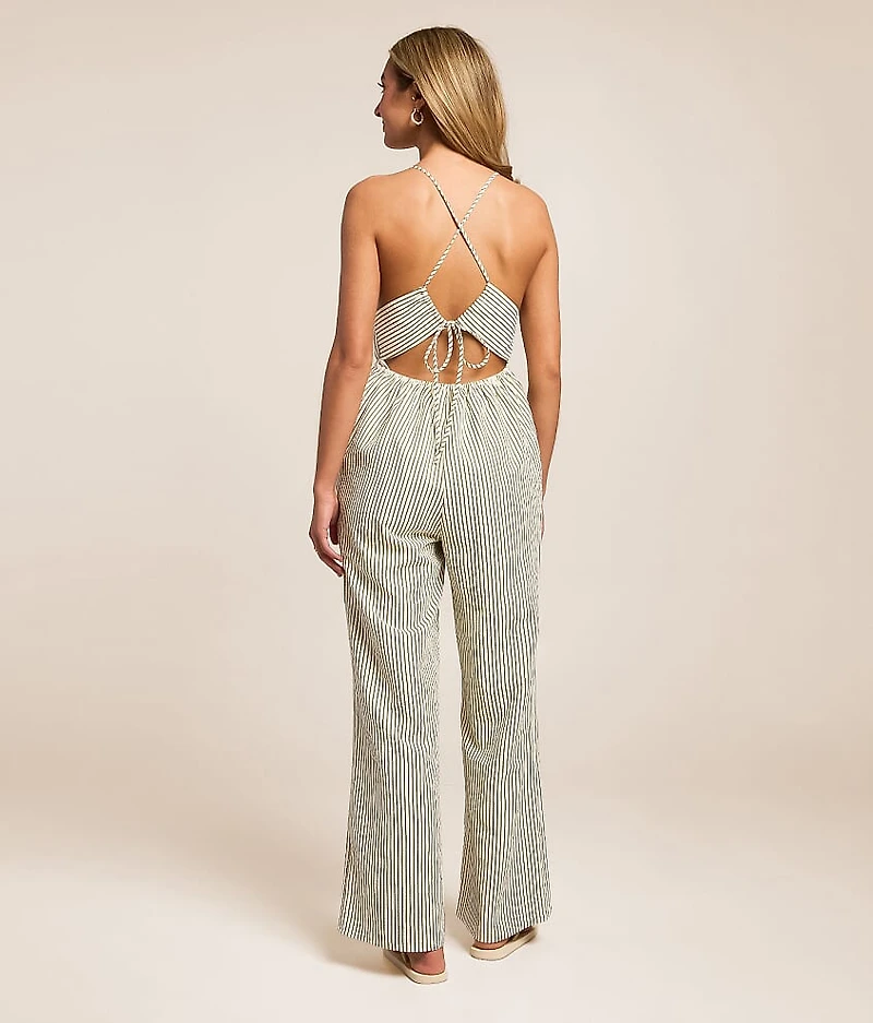 Striped Jumpsuit