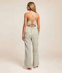 Striped Jumpsuit