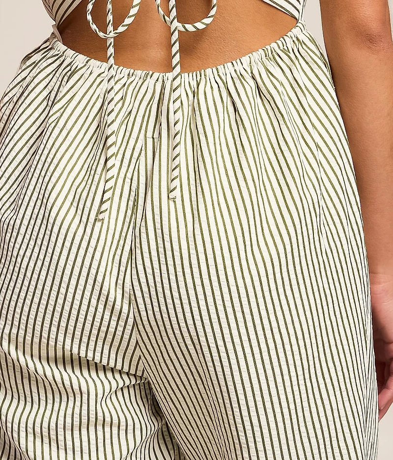 Striped Jumpsuit