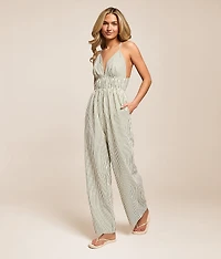 Striped Jumpsuit