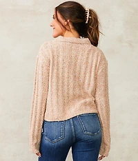 Nubby Collared Sweater