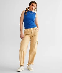 Textured Rib Knit Tank Top