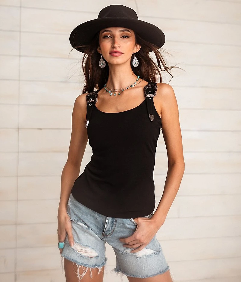 Buckle Strap Tank Top