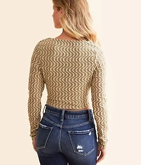 Wavy Textured Top