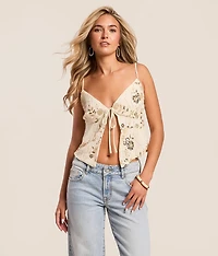 Sequin Glitz Tank Top