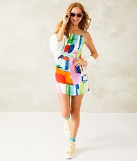 Abstract Mini Dress