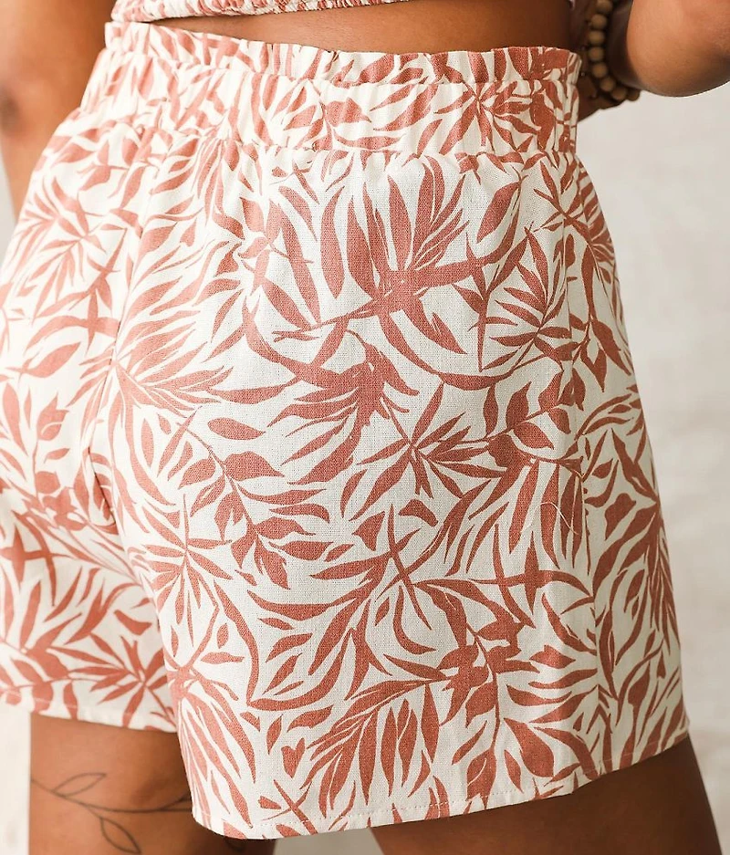 Palm Print Short