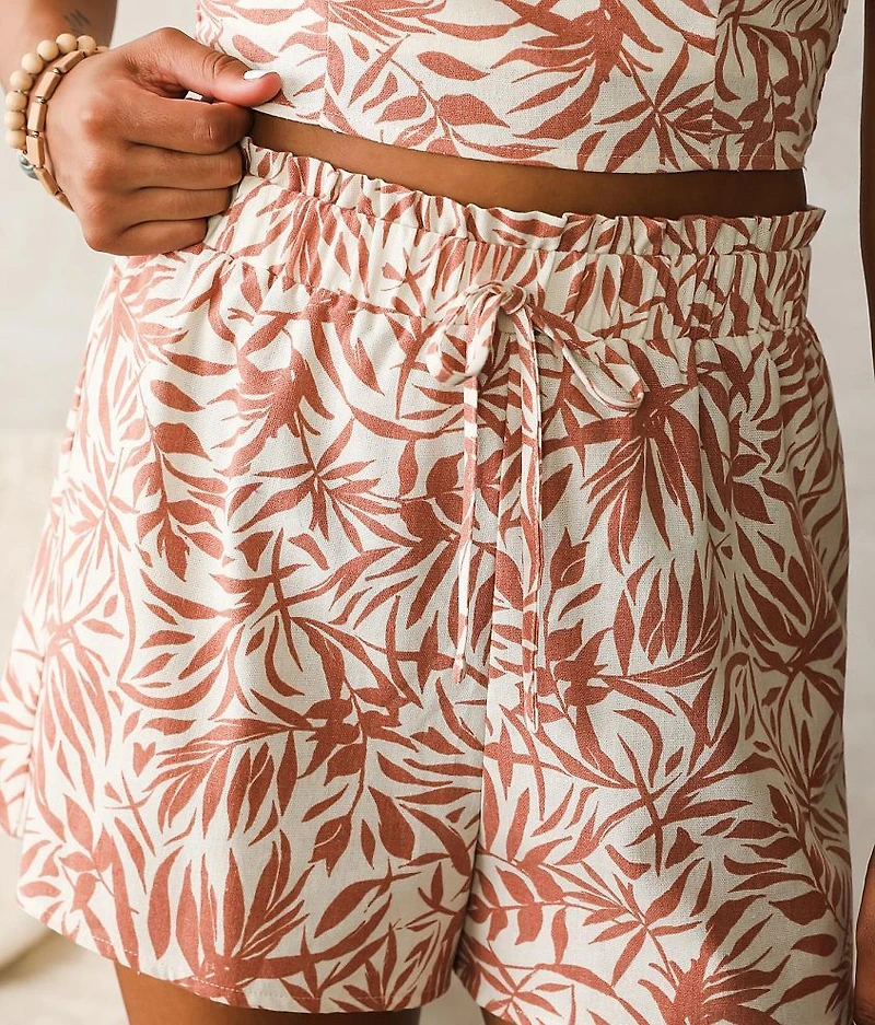 Palm Print Short