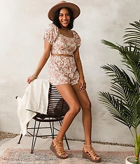 Palm Print Short