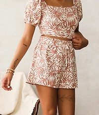 Palm Print Short
