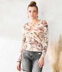Marble Strappy Top