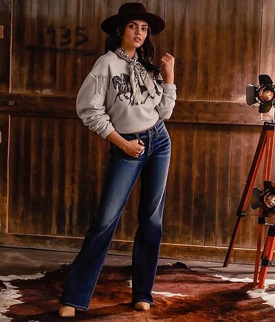 Mid-Rise Boot Stretch Jean