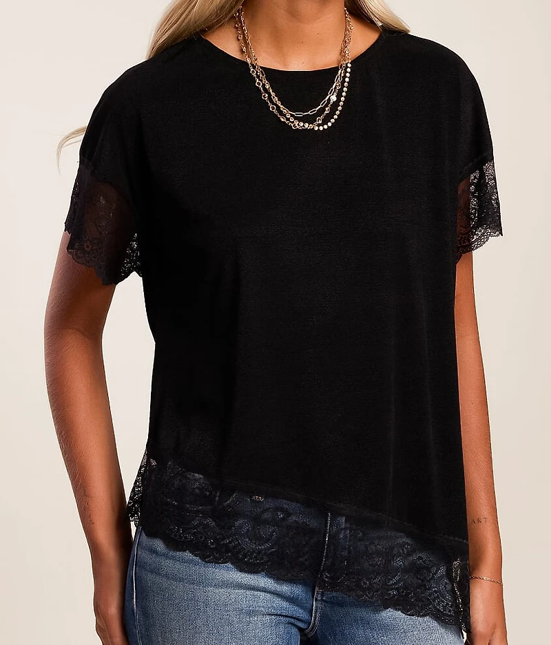 Lace Trim Top