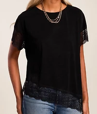 Lace Trim Top