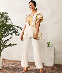 Printed Chiffon Top
