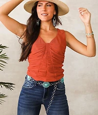 Ruched Tank Top
