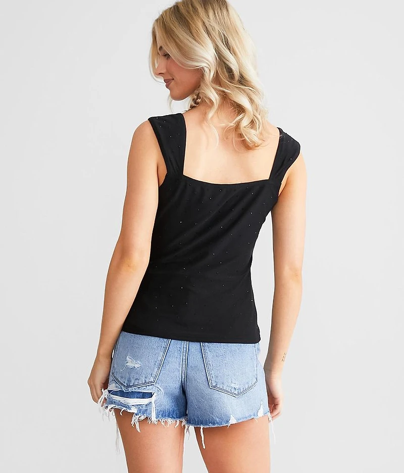 Rhinestone Tank Top
