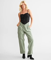 Rhinestone Fringe Tube Top