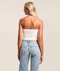 Beaded Fringe Hanky Tube Top