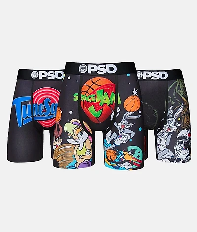 3 Pack Space Jam™ Stretch Boxer Briefs