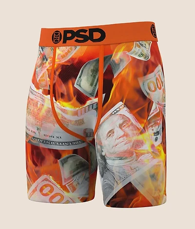 Burning Benji Stretch Boxer Briefs