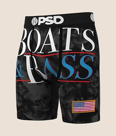 Boats & Bass Stretch Boxer Briefs