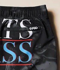 Boats & Bass Stretch Swim Trunks