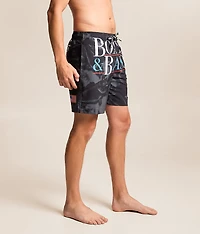 Boats & Bass Stretch Swim Trunks