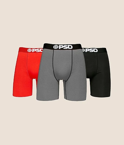 Classic Cotton 3 Pack Stretch Boxer Briefs