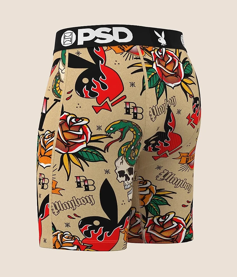 Playboy Inked Stretch Boxer Briefs