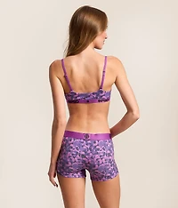 Petal Noir Stretch Sports Bra