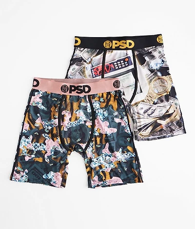 Rich 2 Pack Stretch Boxer Briefs