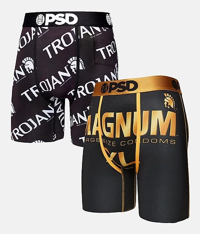 Trojan 2 Pack Stretch Boxer Briefs
