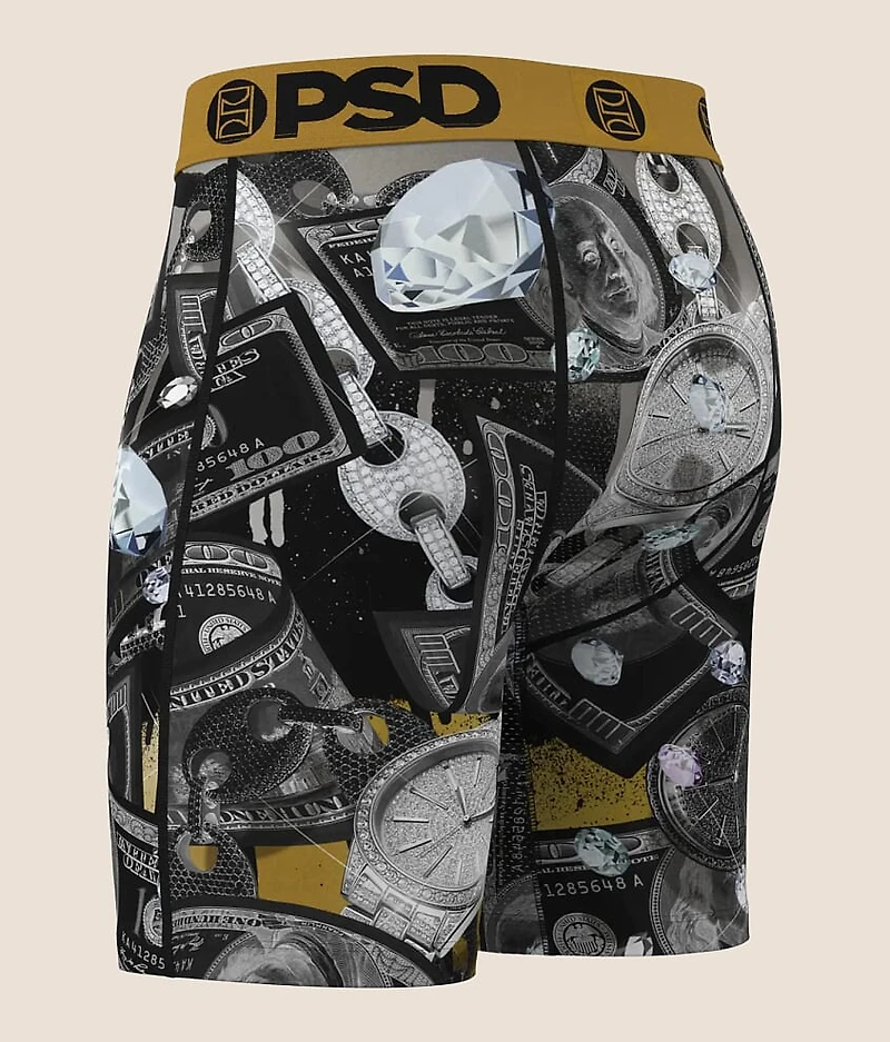 Silver Bands Stretch Boxer Briefs