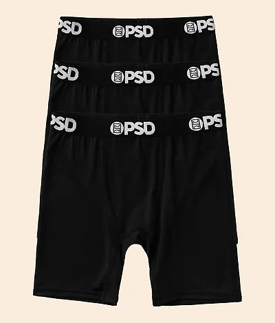 Boys - 3 Pack Solid Stretch Boxer Briefs