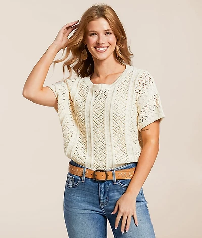 Mixed Stitch Sweater