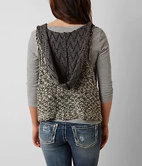 Open Weave Sweater Vest