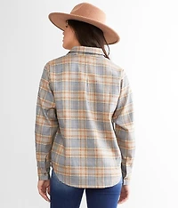 Metallic Plaid Shirt