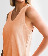 Raw Edge Racerback Tank Top