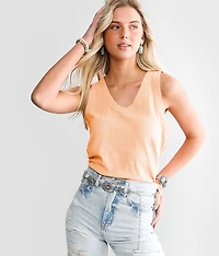 Raw Edge Racerback Tank Top