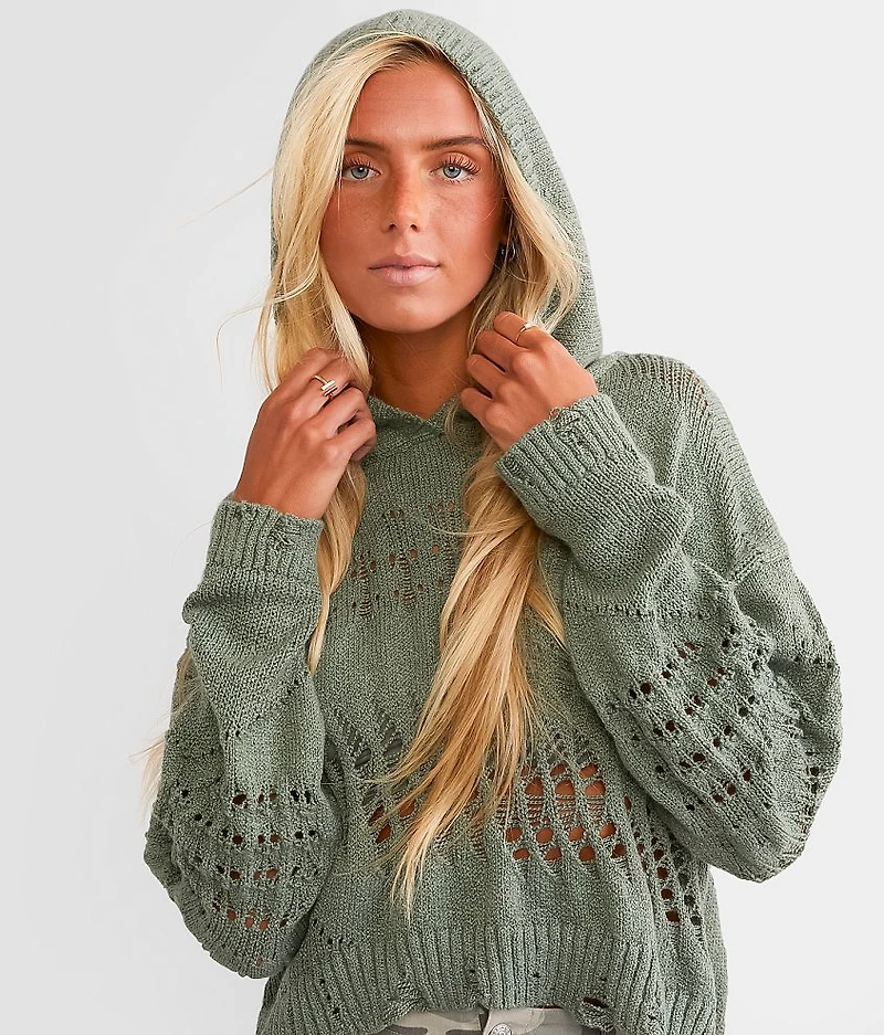 Boxy Hooded Sweater