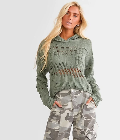 Boxy Hooded Sweater